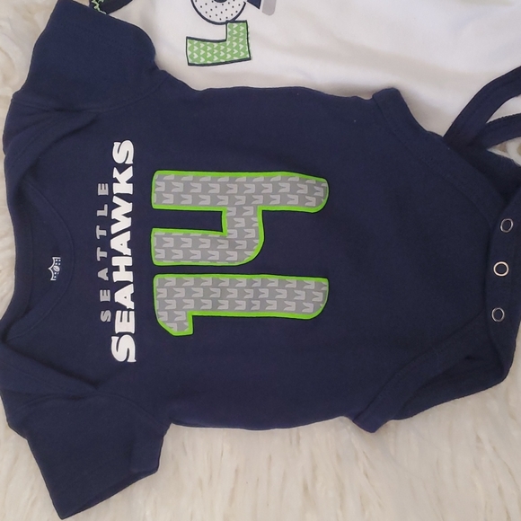 Seahawks Baby Onesie Bundle - 0-3M (EUC) - Picture 6 of 8